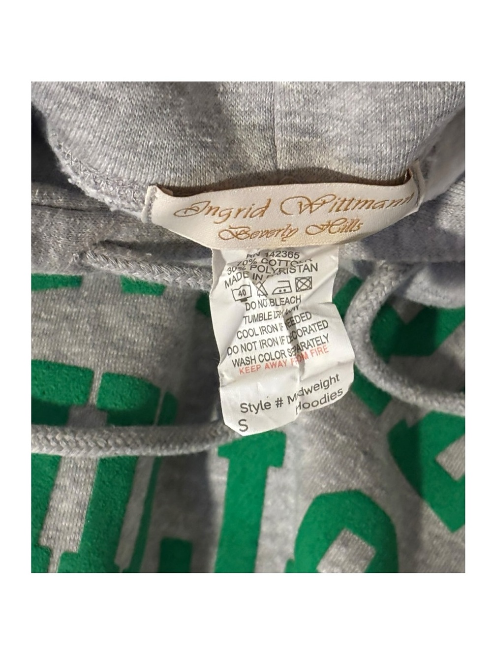 Ingrid Wittman Beverly Hills Hooded Sweatshirt - Picture 4 of 4